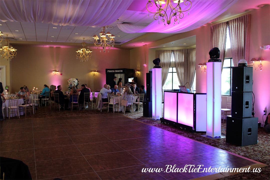 Black Tie Entertainment Ceremony Music at the Blue Heron Event Center of Medina Ohio Black Tie Entertainment Name in Lights at the Blue Heron Event Center
